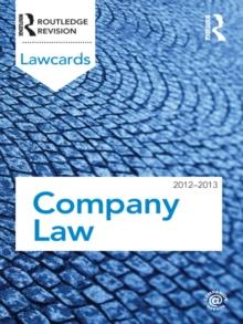 Company Lawcards 2012-2013