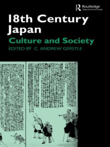 18th Century Japan : Culture and Society