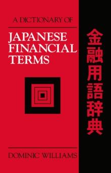 A Dictionary of Japanese Financial Terms