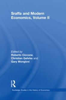 Sraffa and Modern Economics, Volume II