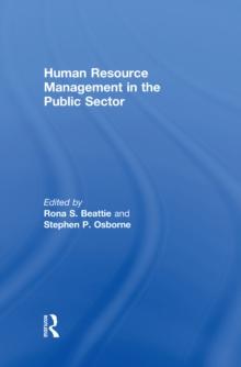 Human Resource Management in the Public Sector