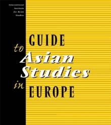 Guide to Asian Studies in Europe