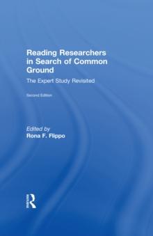 Reading Researchers in Search of Common Ground : The Expert Study Revisited