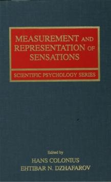 Measurement and Representation of Sensations