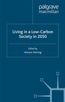 Living in a Low-Carbon Society in 2050