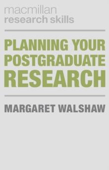 Planning Your Postgraduate Research