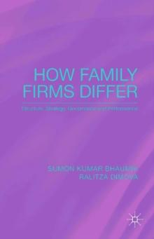 How Family Firms Differ : Structure, Strategy, Governance and Performance