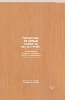 The History of Human Resource Development : Understanding the Unexplored Philosophies, Theories, and Methodologies