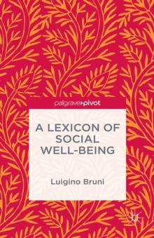 A Lexicon of Social Well-Being