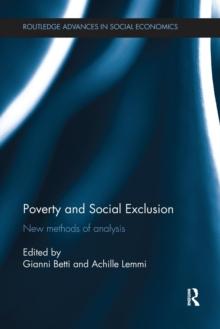 Poverty and Social Exclusion : New Methods of Analysis