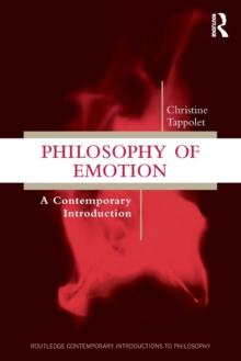 Philosophy of Emotion : A Contemporary Introduction