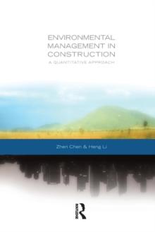 Environmental Management in Construction : A Quantitative Approach