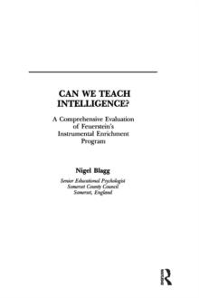 Can We Teach Intelligence? : A Comprehensive Evaluation of Feuerstein's Instrumental Enrichment Programme