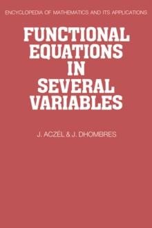 Functional Equations in Several Variables