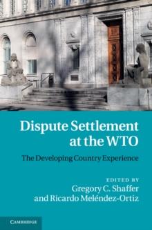 Dispute Settlement at the WTO : The Developing Country Experience