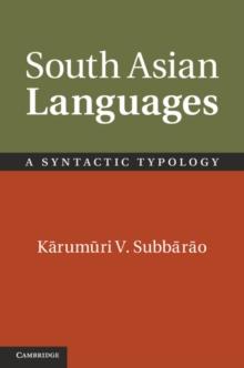 South Asian Languages : A Syntactic Typology