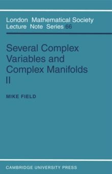 Several Complex Variables and Complex Manifolds II