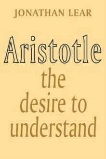 Aristotle : The Desire to Understand