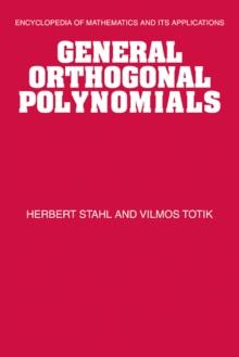 General Orthogonal Polynomials