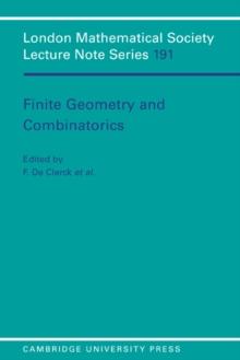 Finite Geometries and Combinatorics