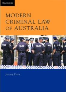 Modern Criminal Law of Australia