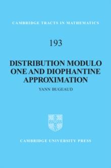 Distribution Modulo One and Diophantine Approximation