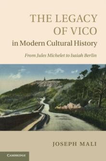 Legacy of Vico in Modern Cultural History