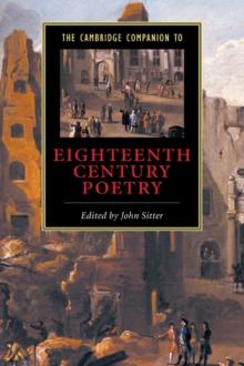 The Cambridge Companion to Eighteenth-Century Poetry