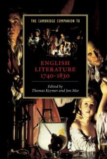 The Cambridge Companion to English Literature, 17401830