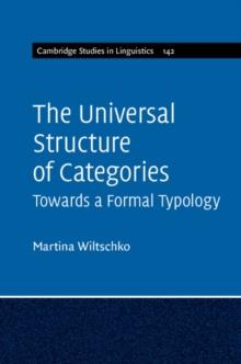 The Universal Structure of Categories