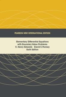 Elementary Differential Equations with Boundary Value Problems : Pearson New International Edition