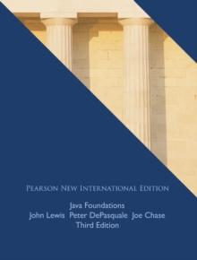 Java Foundations : Pearson New International Edition