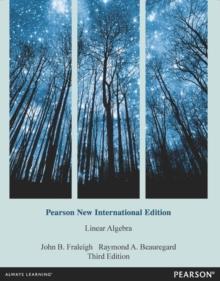 Linear Algebra : Pearson New International Edition