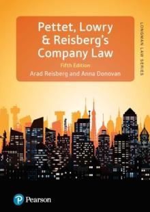 Pettet, Lowry & Reisberg's Company Law : Company Law & Corporate Finance