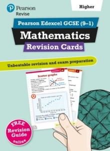 Pearson REVISE Edexcel GCSE Maths Higher Revision Cards (with free online Revision Guide) - 2023 and 2024 exams