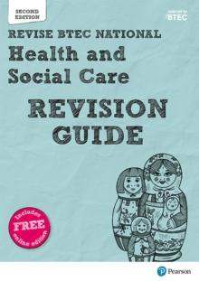 Pearson REVISE BTEC National Health and Social Care Revision Guide inc online edition - 2023 and 2024 exams and assessments