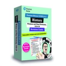 Pearson REVISE Edexcel GCSE History Weimar and Nazi Germany Revision Cards (with free online Revision Guide and Workbook): For 2024 and 2025 exams (Revise Edexcel GCSE History 16)