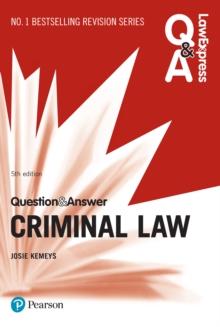 Law Express Question and Answer: Criminal Law