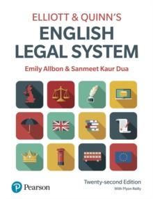 Elliott & Quinn's English Legal System