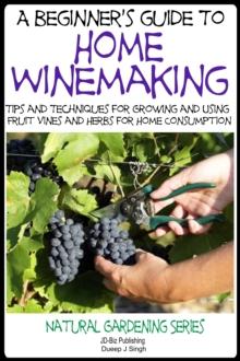 Beginner's Guide to Home Winemaking: Tips and Techniques for Growing and Using Fruit Vines and Herbs for Home Consumption