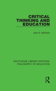 Critical Thinking and Education