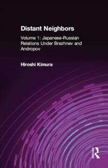 Japanese-Russian Relations Under Brezhnev and Andropov