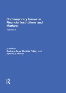 Contemporary Issues in Financial Institutions and Markets : Volume 3