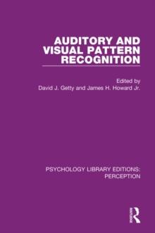 Auditory and Visual Pattern Recognition