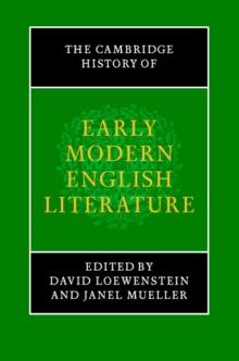 The Cambridge History of Early Modern English Literature