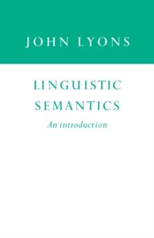 Linguistic Semantics : An Introduction