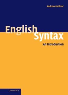 English Syntax : An Introduction