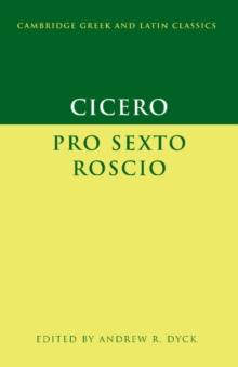 Cicero: 'Pro Sexto Roscio'