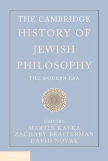 Cambridge History of Jewish Philosophy : The Modern Era