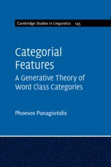 Categorial Features